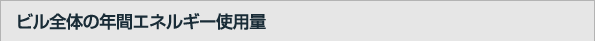 ビル全体の年間エネルギー使用量